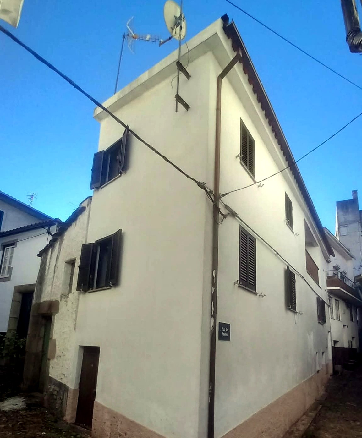 Exterior of the house in the village